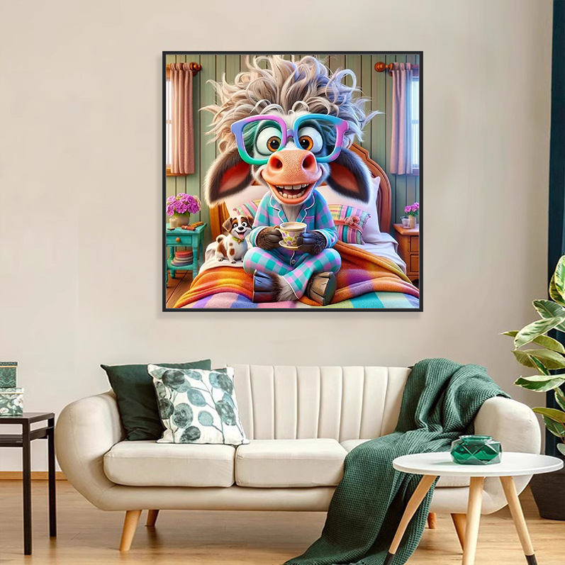 Σετ κεντήματος με σταυρούς – Τοπίο μοτίβο, βαμβακερό ύφασμα, 11CT, Meng linmei