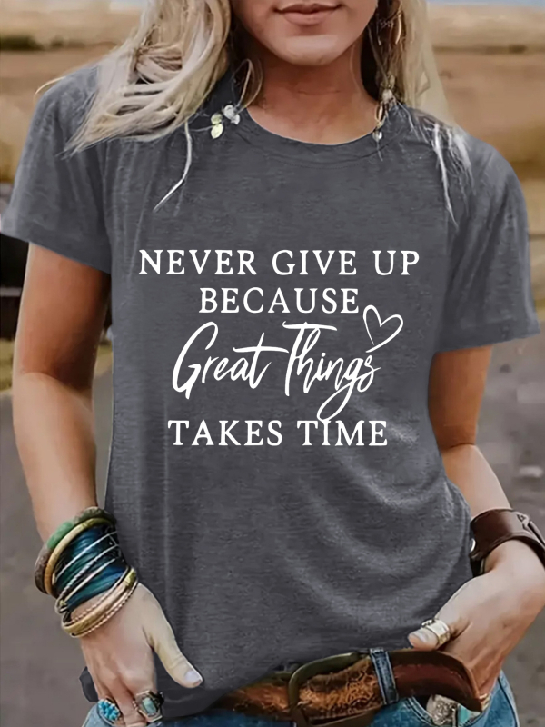 Női póló nyomott mintával, rövid ujjú, kerek nyakú — 50–70% poliészter / 30–50% pamut, street hipster stílus.