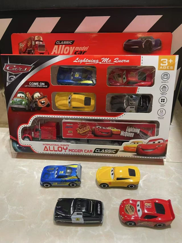 Модел автомобил от сплав, инерционен механизъм, без електрическо захранване