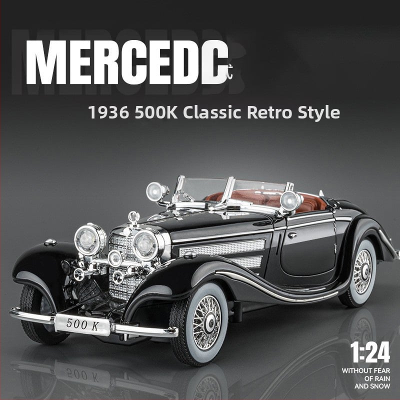 Модел на класически автомобил от сплав със звук и светлина, за деца 7–14 години