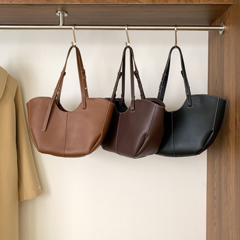 Határokon átívelő tote táska, PU anyag, trapéz alak, nagy kapacitás, mágneszár, belső cipzáras rekeszek, zseb telefonhoz és azonosítóhoz, Wing-Shaped retro koreai stílus