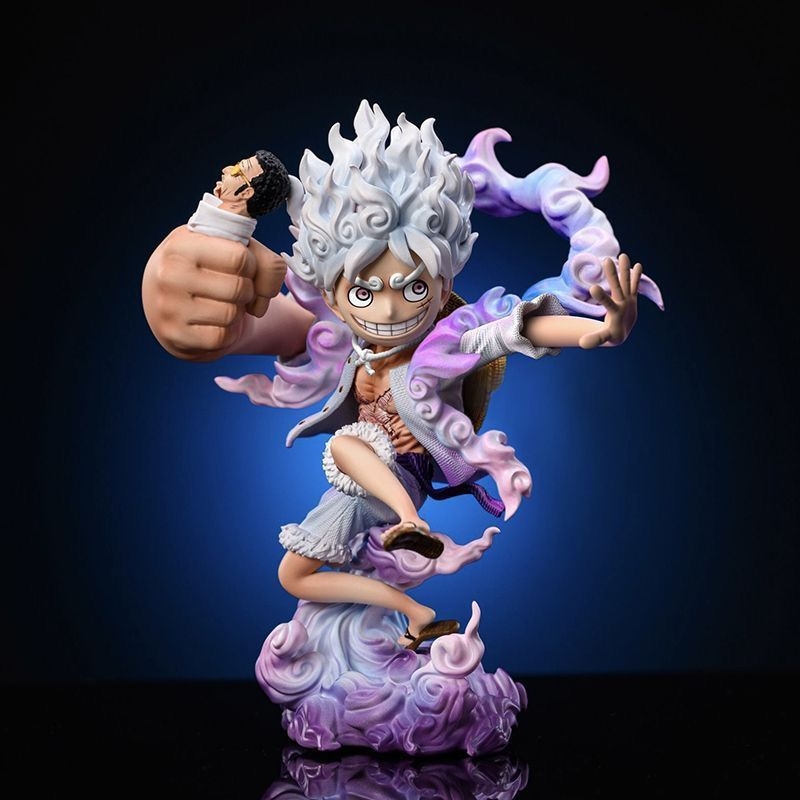 One Piece Nika Luffy: Napisten Gumiféle Gyümölcsének Ébredése — PVC figura, Dobozos csomagolás, 15+ éveseknek, Egghead Island Arc