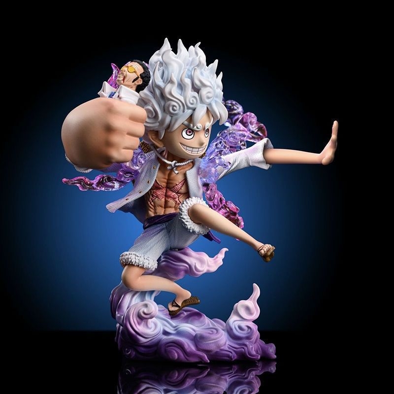 One Piece Nika Luffy: Napisten Gumiféle Gyümölcsének Ébredése — PVC figura, Dobozos csomagolás, 15+ éveseknek, Egghead Island Arc