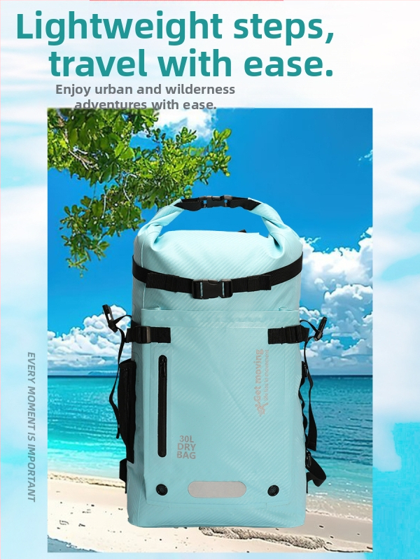 30L vandeniui atspari kuprinė iš anglies pluošto, su sausai–drėgnai atskyrimu ir keliomis kišenėmis