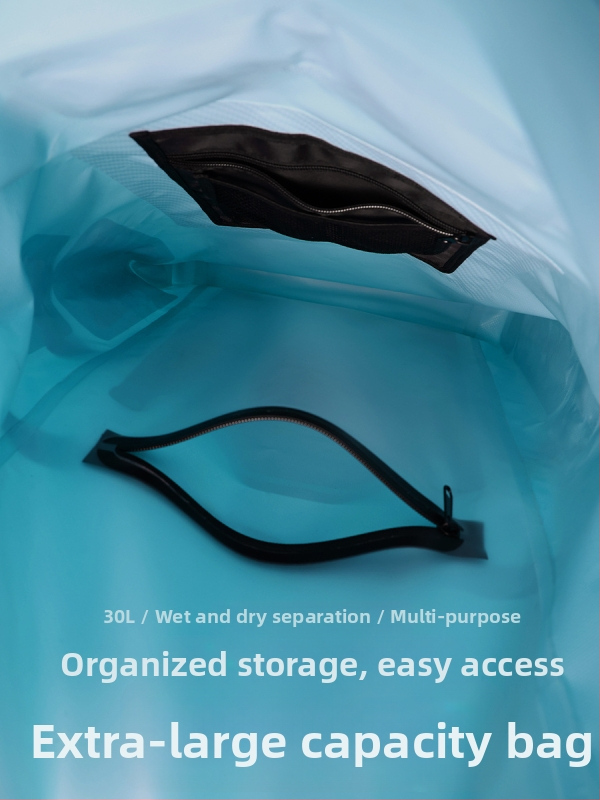 30L водоустойчива раница от въглеродни влакна със сухо-мокро разделение и множество джобове