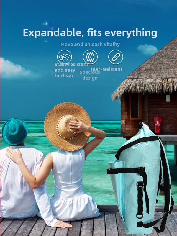 30L водоустойчива раница от въглеродни влакна със сухо-мокро разделение и множество джобове