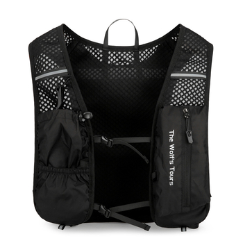 Αθλητικό σακίδιο με καμπύλο ιμάντα ώμου, νάιλον κατασκευή, κατάλληλο για ποδηλασία, ορειβασία, πεζοπορία και κατασκήνωση, ανθεκτικό στη φθορά, μειώνει το φορτίο