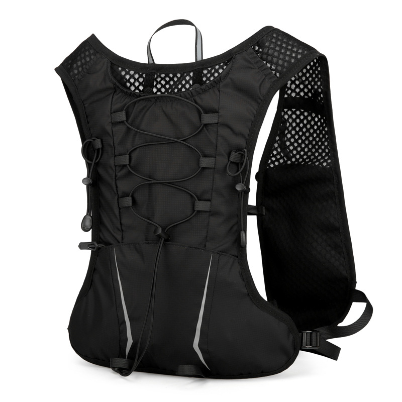 Αθλητικό σακίδιο με καμπύλο ιμάντα ώμου, νάιλον κατασκευή, κατάλληλο για ποδηλασία, ορειβασία, πεζοπορία και κατασκήνωση, ανθεκτικό στη φθορά, μειώνει το φορτίο