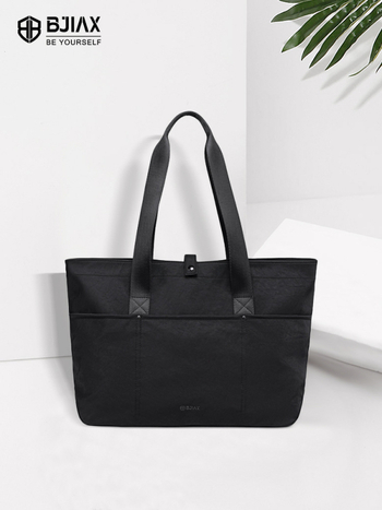 Geantă Tote cu capacitate 20–35L, din nylon, Bjiax, stil urban minimalist, respirabilă și rezistentă la uzură