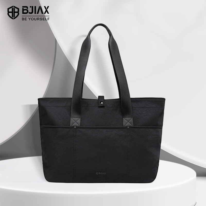 Geantă Tote cu capacitate 20–35L, din nylon, Bjiax, stil urban minimalist, respirabilă și rezistentă la uzură