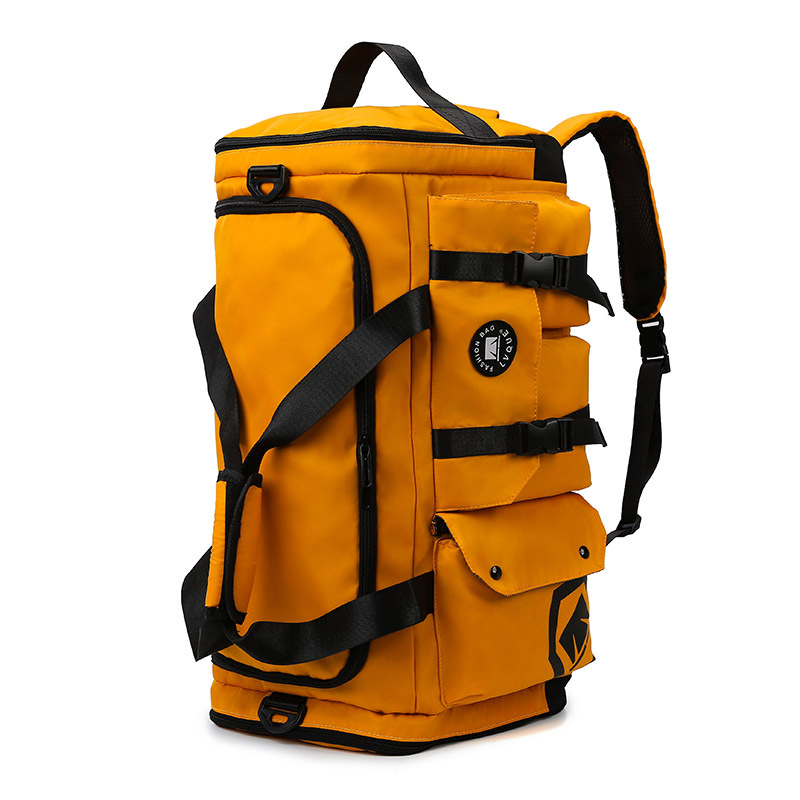 Uniszex sporttáska edzésekhez, 20-35L, Oxford anyag, vízálló, száraz–nedves rekesz, Yuyi márka