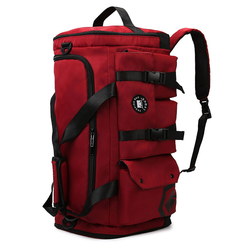 Uniszex sporttáska edzésekhez, 20-35L, Oxford anyag, vízálló, száraz–nedves rekesz, Yuyi márka