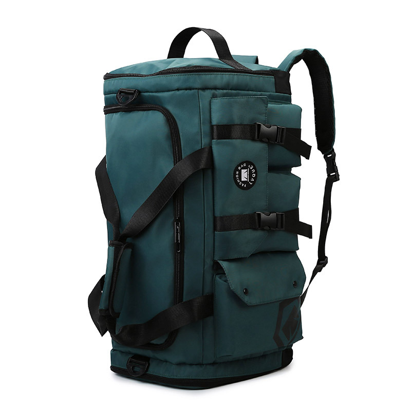 Uniszex sporttáska edzésekhez, 20-35L, Oxford anyag, vízálló, száraz–nedves rekesz, Yuyi márka