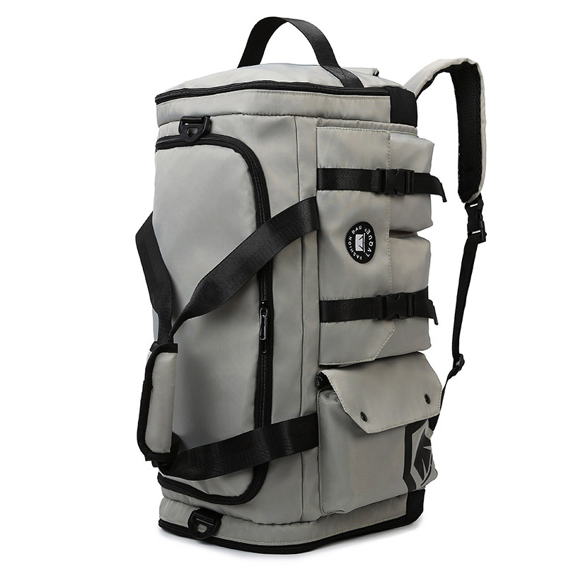 Uniszex sporttáska edzésekhez, 20-35L, Oxford anyag, vízálló, száraz–nedves rekesz, Yuyi márka