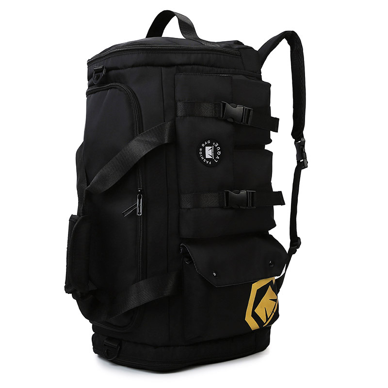 Uniszex sporttáska edzésekhez, 20-35L, Oxford anyag, vízálló, száraz–nedves rekesz, Yuyi márka