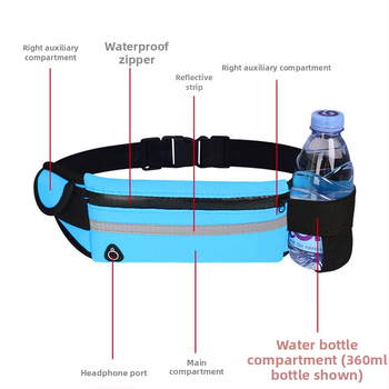 Ζώνη μέσης για υπαίθρια αθλήματα – αδιάβροχη αποθήκευση τηλεφώνου, διαπνοή, υπερ-ελαφριά, αντι-κλοπή, συμπαγής αποθηκευτικός χώρος