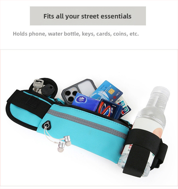 Ζώνη μέσης για υπαίθρια αθλήματα – αδιάβροχη αποθήκευση τηλεφώνου, διαπνοή, υπερ-ελαφριά, αντι-κλοπή, συμπαγής αποθηκευτικός χώρος