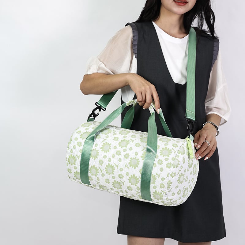 Презрамкова чанта за пътуване, вместимост 36–55 л, Oxford плат, лека, водоустойчива и износоустойчива, разделение мокро/сухо, геометричен принт, полиестерна подплата, марка Aosheng