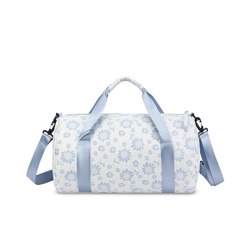 Презрамкова чанта за пътуване, вместимост 36–55 л, Oxford плат, лека, водоустойчива и износоустойчива, разделение мокро/сухо, геометричен принт, полиестерна подплата, марка Aosheng