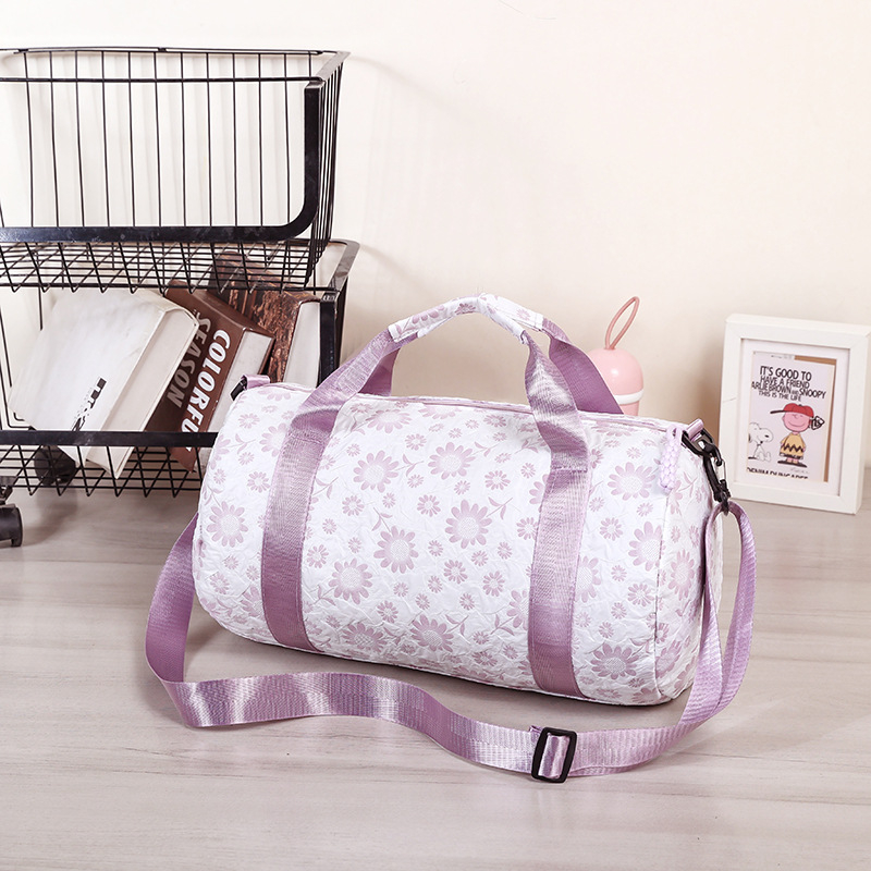 Презрамкова чанта за пътуване, вместимост 36–55 л, Oxford плат, лека, водоустойчива и износоустойчива, разделение мокро/сухо, геометричен принт, полиестерна подплата, марка Aosheng