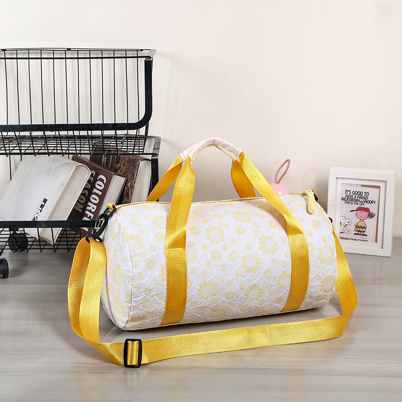 Презрамкова чанта за пътуване, вместимост 36–55 л, Oxford плат, лека, водоустойчива и износоустойчива, разделение мокро/сухо, геометричен принт, полиестерна подплата, марка Aosheng