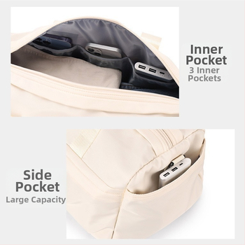 Τσαντάκι γιόγκα με διαχωρισμό στεγνό-βρεγμένο, από Oxford ύφασμα, αναπνεύσιμο και αδιάβροχο, επένδυση πολυεστέρα