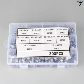 Хомут за маркуч с едно ухо, без стъпки, 304 неръждаема стомана, GB2022 стандарт, Wei Yue