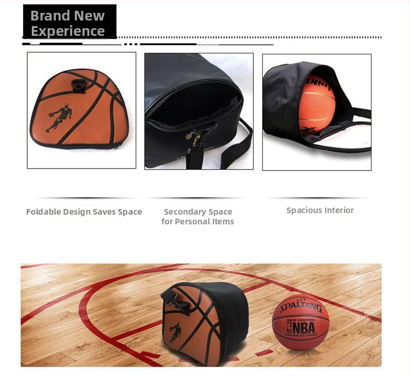 Thoroughfare PU чанта за баскетбол с презрамка за открити спортове, печат на лого, персонализиране