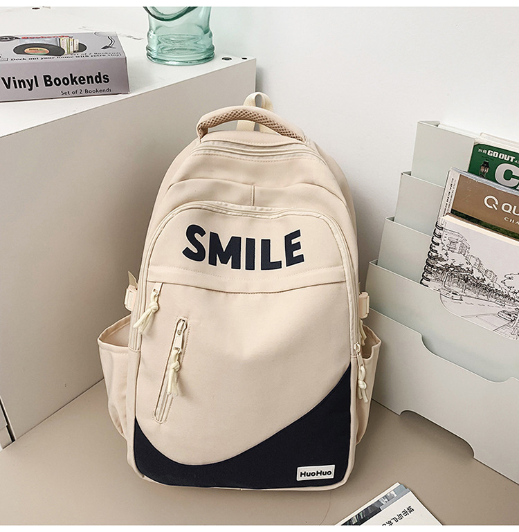 Unisex νάιλον σακίδιο, αστικός μινιμαλισμός, καμπύλη ιμάντας ώμου, επένδυση πολυεστέρα