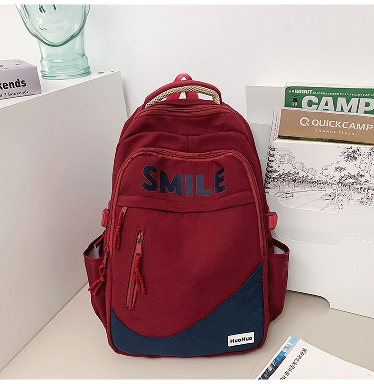 Unisex νάιλον σακίδιο, αστικός μινιμαλισμός, καμπύλη ιμάντας ώμου, επένδυση πολυεστέρα