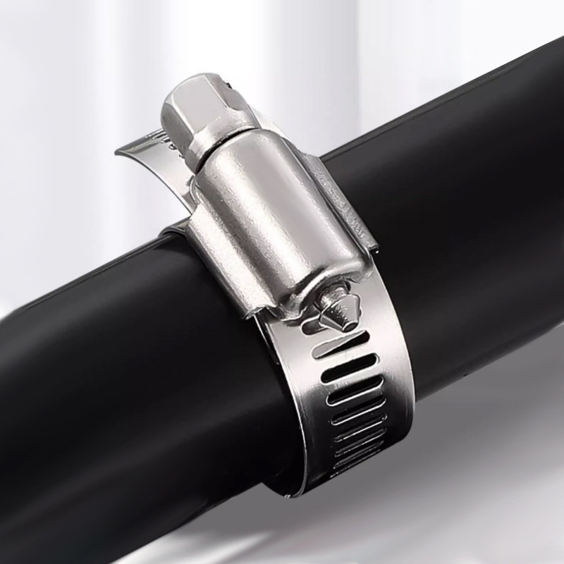 Set čeličnih stezaljki za cijevi američkog stila, u kutiji, 60 kom, za cijevi, nominalni promjer 8–44 mm