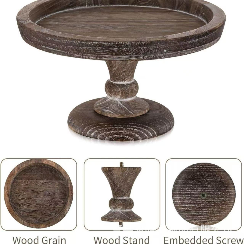 Junhao Fa tál gyertyákhoz, szabálytalan alak, modern minimalista stílus, személyre szabható, logó nyomtatása lehetséges