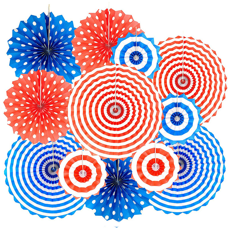 Ръчно изработен хартиен фен с цветя за партита и сватби — крафт хартия, марка Fang DING, стил модерна простота