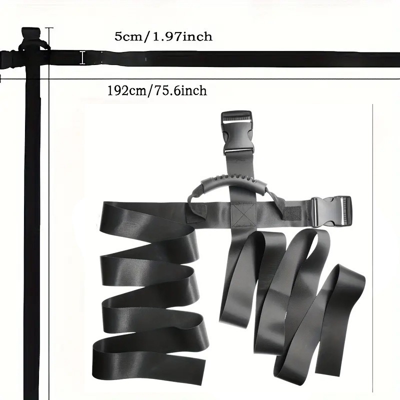 Nešiojama bagažo dirža su kryžmine juosta, nailonas, Jupin Outdoor, išplėtimas, apkrovos sumažinimas, saugojimas (Žiema 2024)