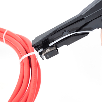 Εργαλείο σφίξισης και κοπής για νάιλον δεσμούς καλωδίων, ολομεταλλικό σώμα, κατασκευή από αλουμίνιο, βάρος 309