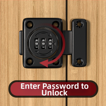 Butterfly latch със завъртане на парола, цинкова сплав, матово/хромирано покритие, модерен стил