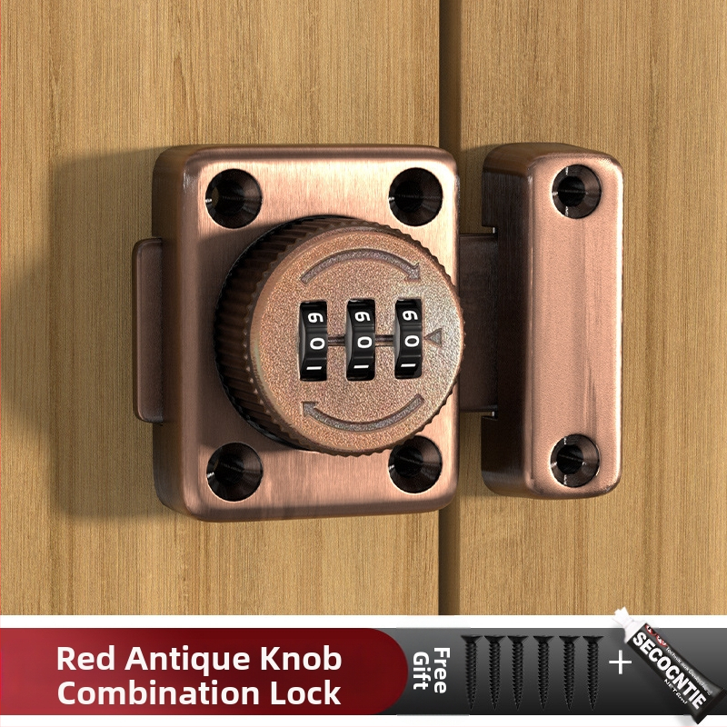 Butterfly latch със завъртане на парола, цинкова сплав, матово/хромирано покритие, модерен стил