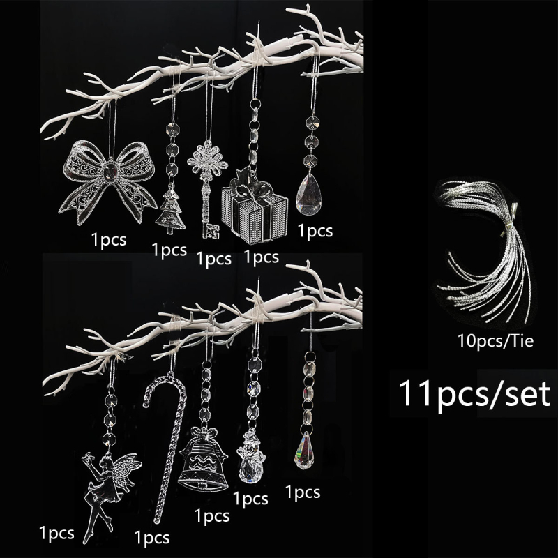 DIY ékszerkészítő kiegészítők ünnepi dekorációhoz, hópelyha minta, anyag: műanyag/gyanta, karácsonyi stílus, környezetbarát feldolgozás, márka Ruyi