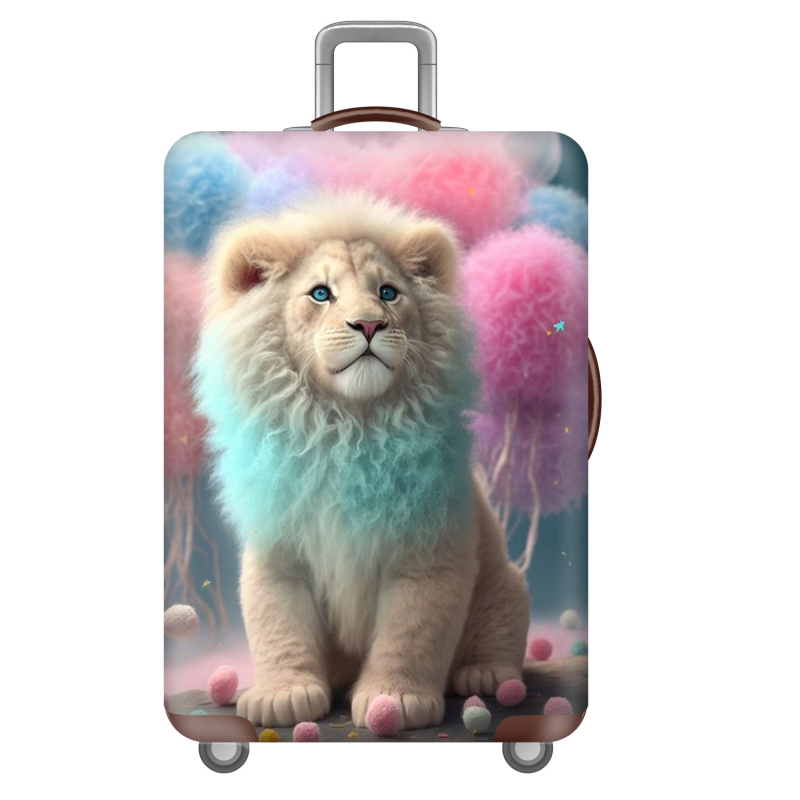 Bőröndvédő huzat – poliészter, kopásálló, Rabbit Mars, állatmintás, szabadidős utazásokhoz