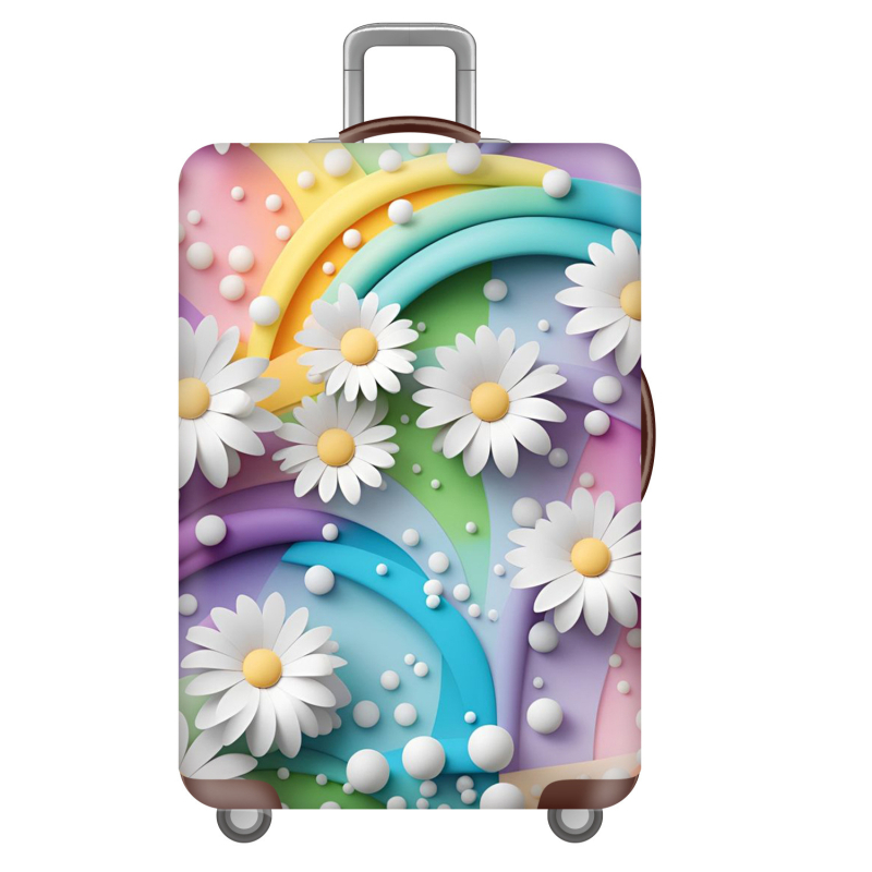 Bőröndvédő huzat – poliészter, kopásálló, Rabbit Mars, állatmintás, szabadidős utazásokhoz