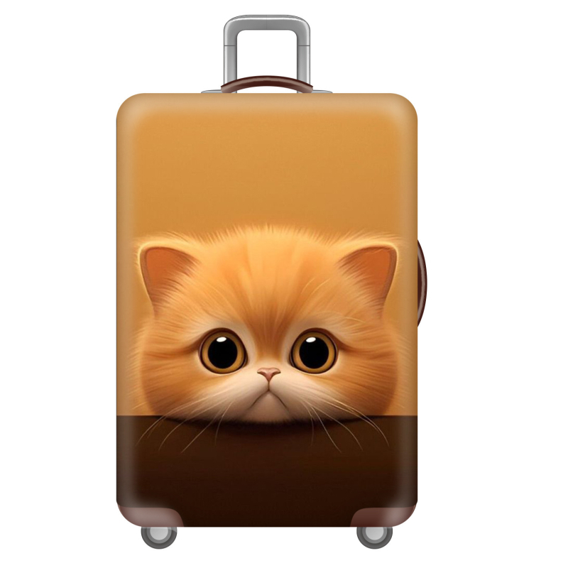 Bőröndvédő huzat – poliészter, kopásálló, Rabbit Mars, állatmintás, szabadidős utazásokhoz