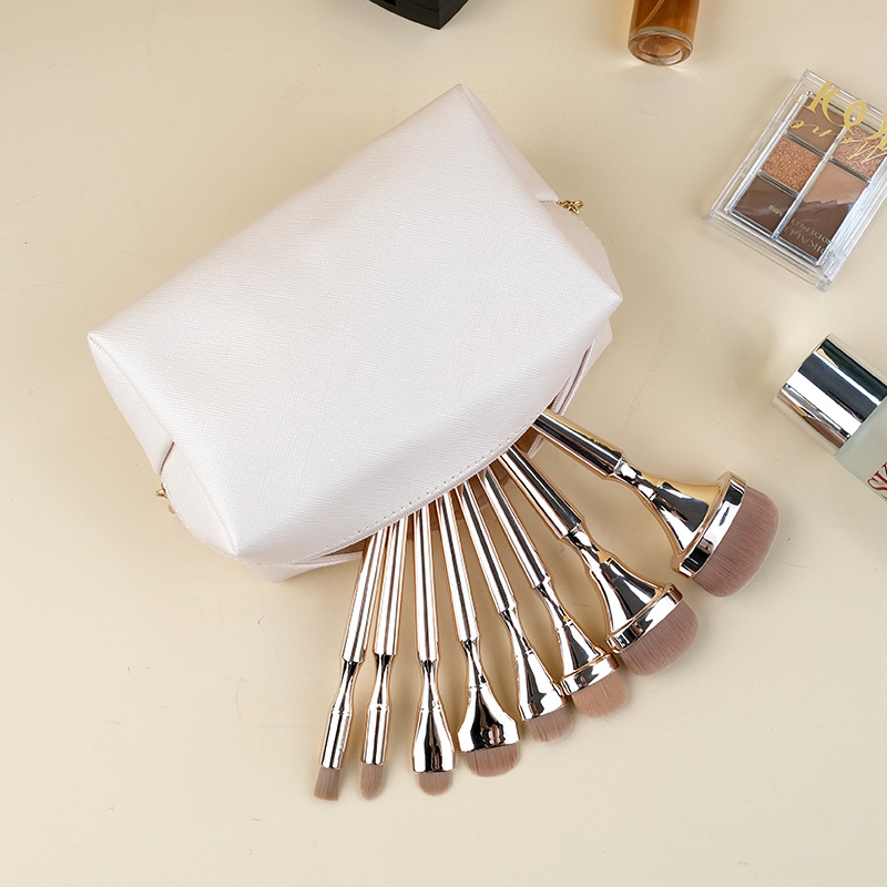 Utazó kozmetikai táska — PU bőr, vízálló, poliészter bélés, uniszex, kézben hordozható