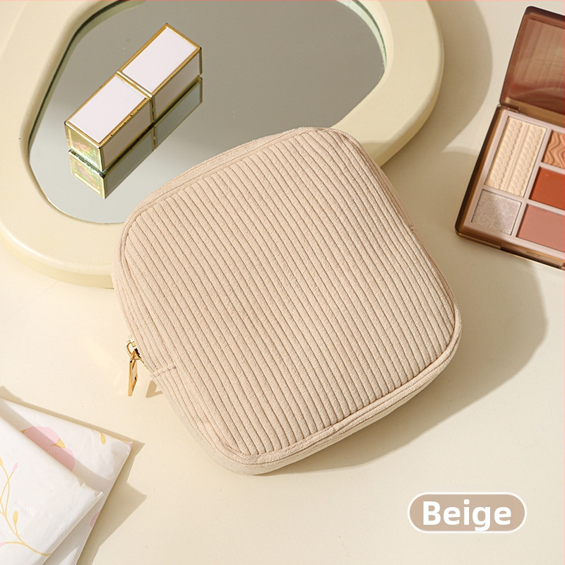 HD-293 Corduroy съхранителна чанта за санитарни подложки — Кубична форма, ултралека и компактна, за пътуване