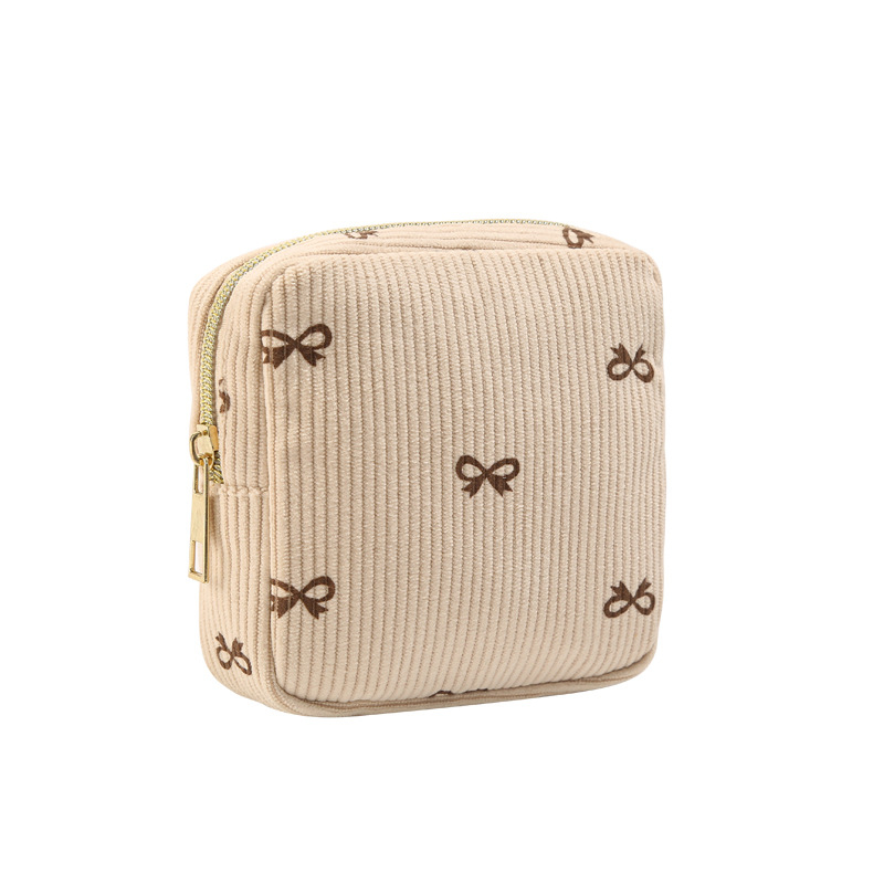 HD-293 Corduroy съхранителна чанта за санитарни подложки — Кубична форма, ултралека и компактна, за пътуване