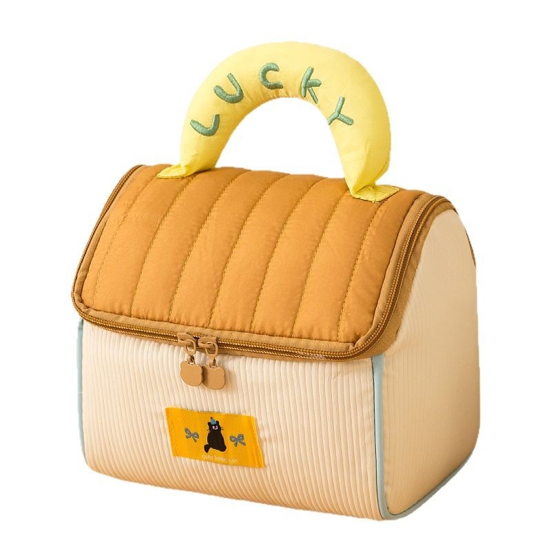 Козметична чанта кубична форма, полиестер, многофункционална, за пътуване