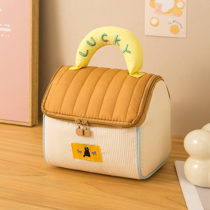 Козметична чанта кубична форма, полиестер, многофункционална, за пътуване