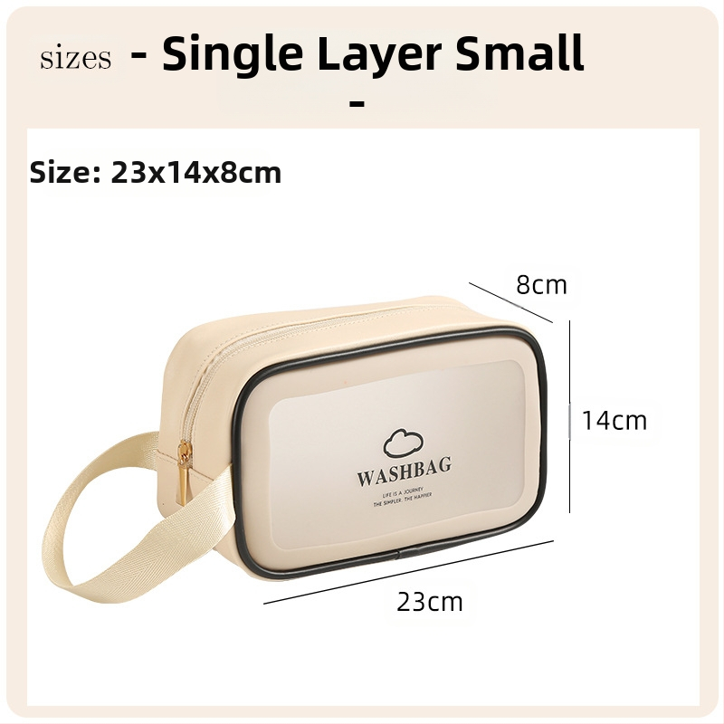 Anqin kelioninė kosmetinė krepšys – daugiafunkcinis, PU medžiaga, šiuolaikinio minimalistinio stiliaus, sausas–drėgnas atskyrimas, kelionėms