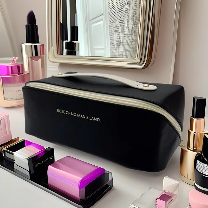 PU козметична чанта за съхранение — водоустойчива, стил уличен тренд, PU подплата, за жени