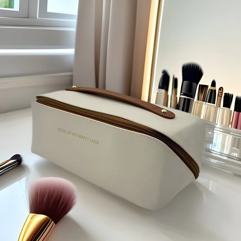 PU козметична чанта за съхранение — водоустойчива, стил уличен тренд, PU подплата, за жени
