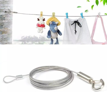 Неръждаема стомана въже за окачване — двойно усукан кабел, дясно завъртане, ланярд, товар 2